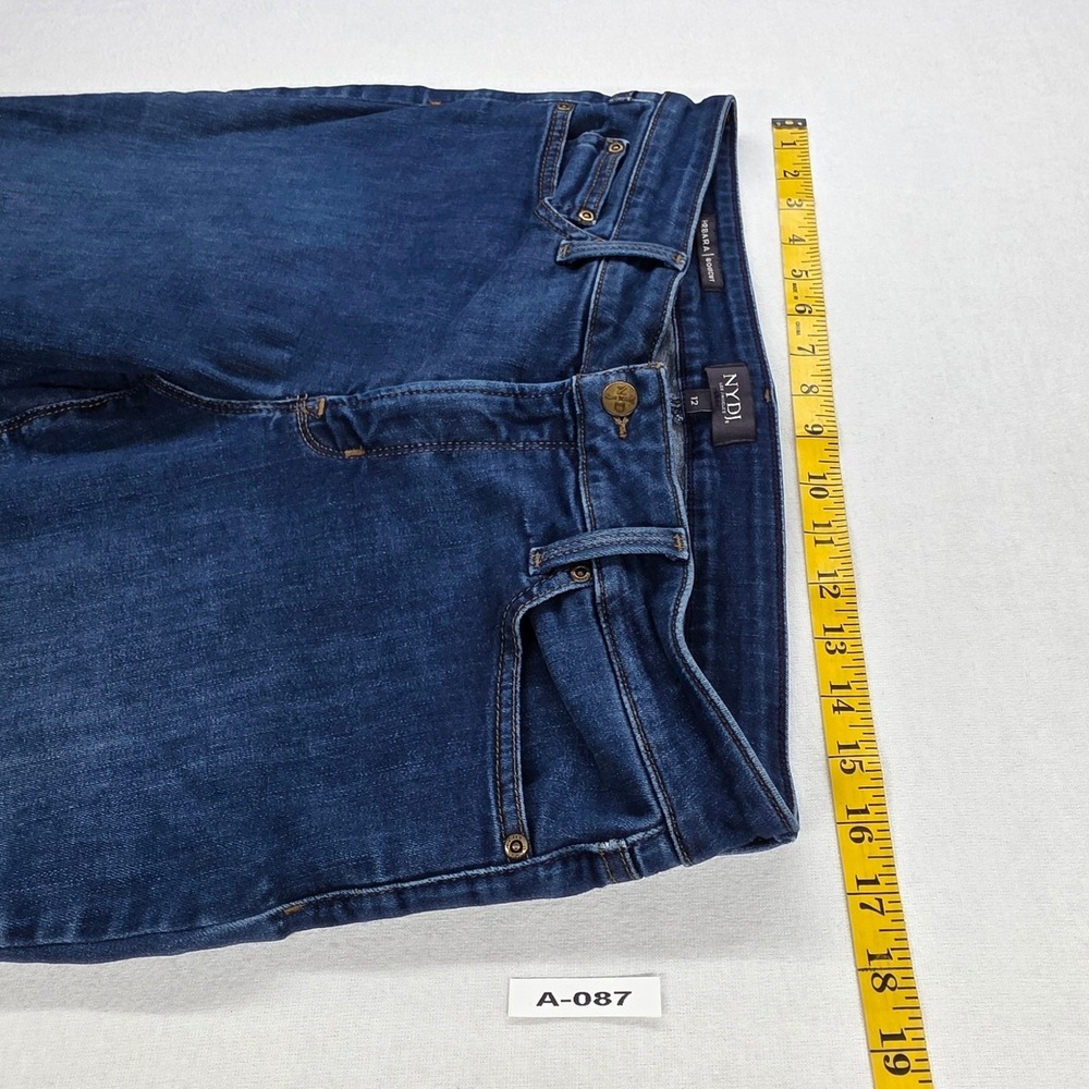 NYDJ Barbara Bootcut Jeans Cooper Wash Blue Denim MDNM2044-COOP-1 Size 12 - Picture 16 of 16